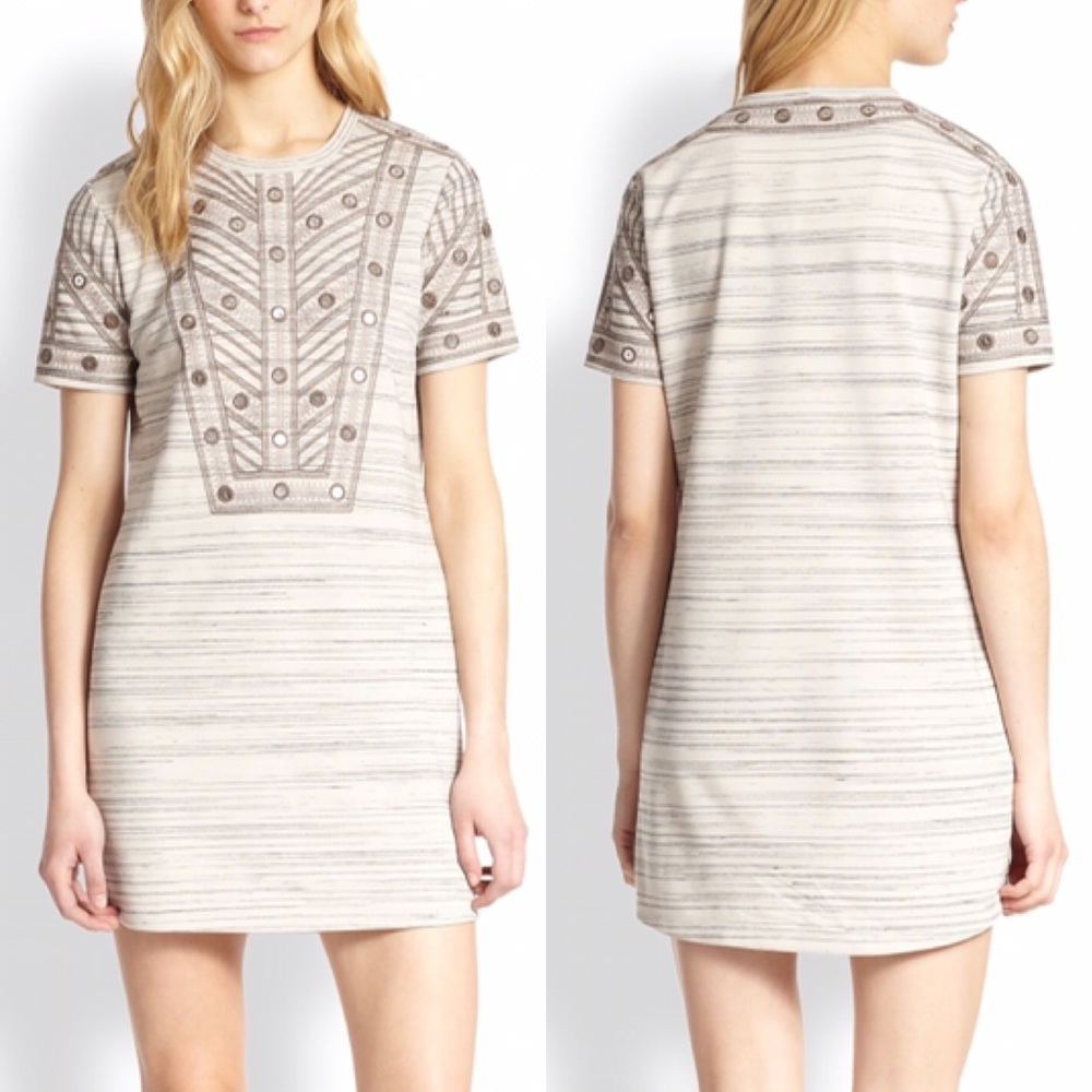 BCBGMaxAzria Ada Embroidered Dress